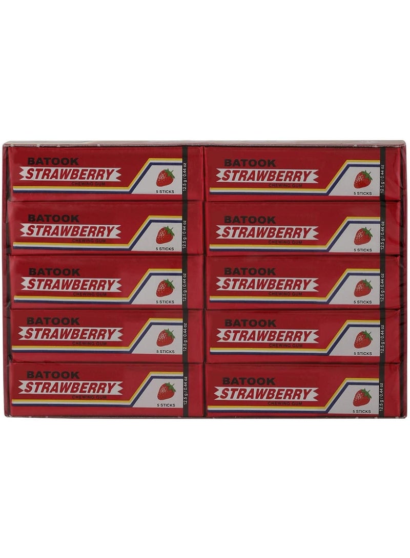 Batook Strawberry Chewing Gum 250g - Image 1